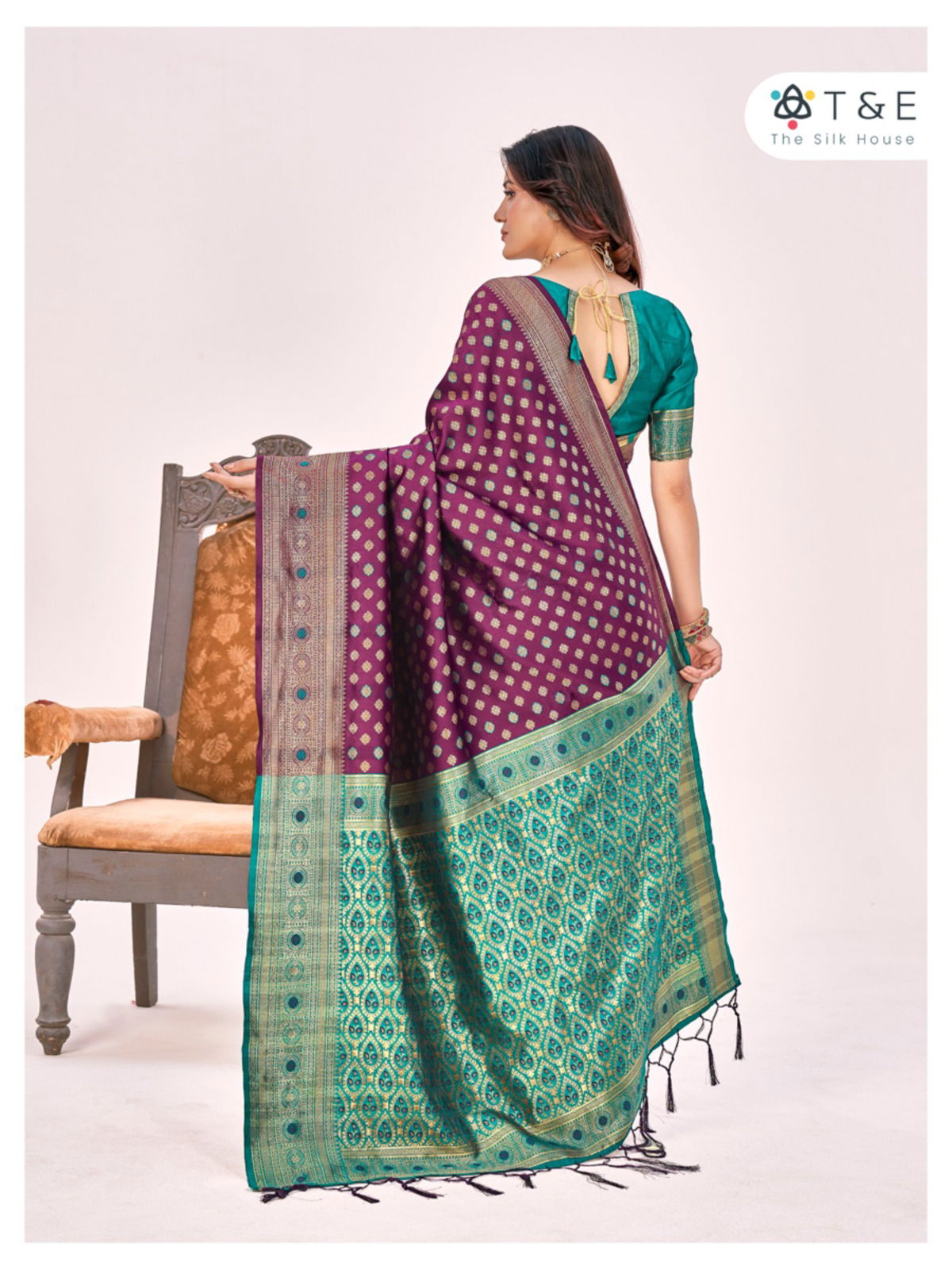 T And E Aagman Designer Silk Saree Catalog